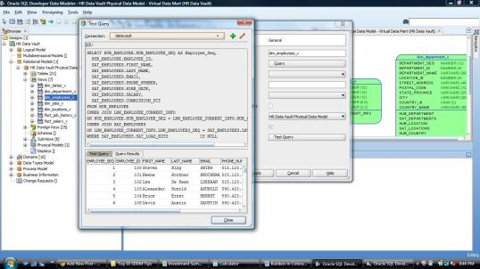 The Query Results tab lets you examine the output without opening another tool