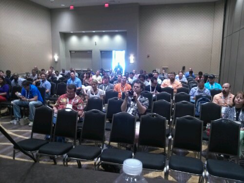 Quite a good audience for the Oracle ACE BI Lunch & Learn Panel discussion