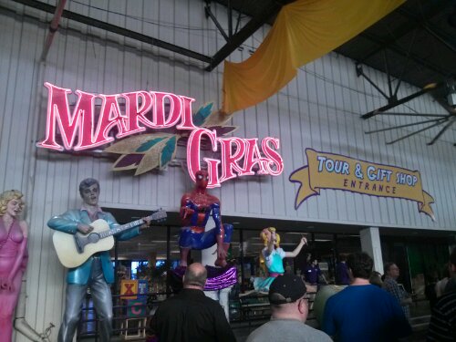 The annual Special Event was held at Mardi Gras World where we got to see some of the big floats from the famous parade.