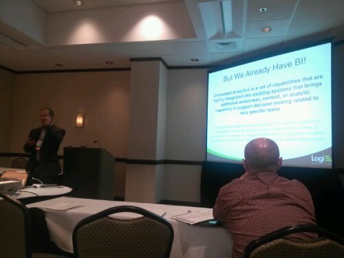 Craig Warman (ECO13 conference chair) talks about what embedded analytics is (and is not)