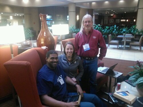 The gang of three - ODTUGers at ECO13 thanks to That Jeff Smith guy. Yea - he sent us!