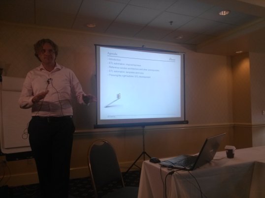 Roelant Vos discusses  generating Data Vault ETL from meta data