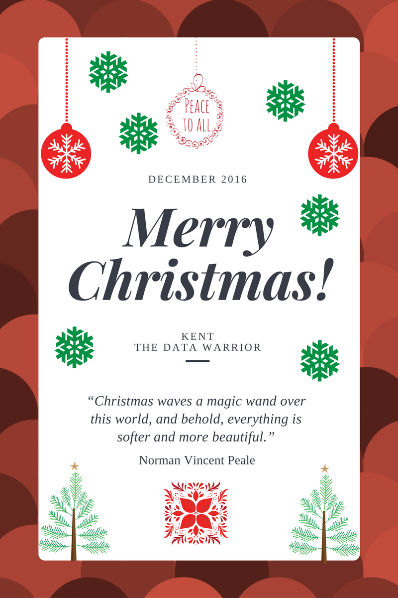 Merry Christmas from The Data Warrio